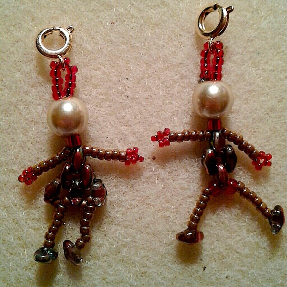 January beaded birthstone boy and girl charm - Picture 1 of 1